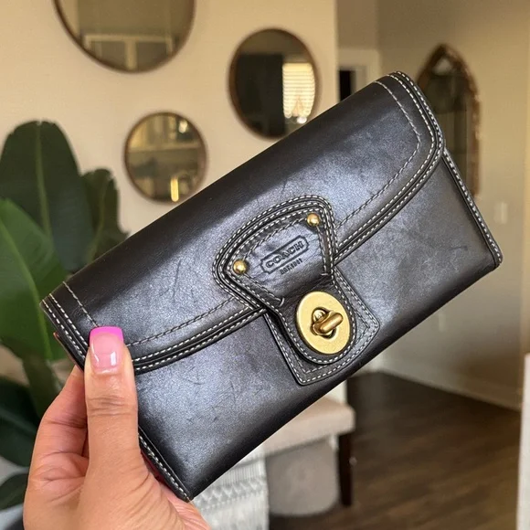 โโSOLDโโ๐ค๐๐คVTG COACH Legacy Ali Leather Wallet๐ค๐๐ค - Picture 16 of 16